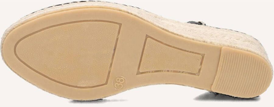 AYANA Espadrilles Dames Yu689 Leer Zwart - Foto 3