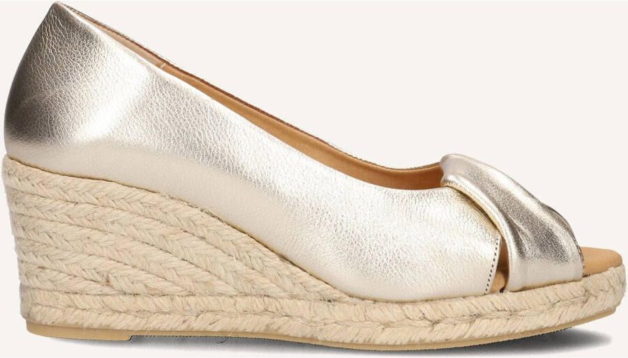 AYANA Espadrilles Dames Yu836 Leer Goudkleurig - Foto 2