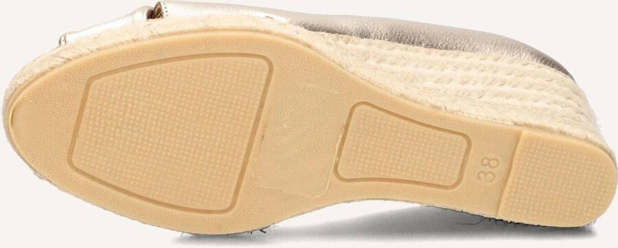AYANA Espadrilles Dames Yu836 Leer Goudkleurig - Foto 4
