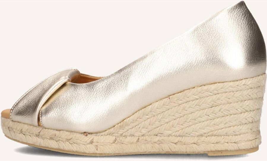 AYANA Espadrilles Dames Yu836 Leer Goudkleurig - Foto 3