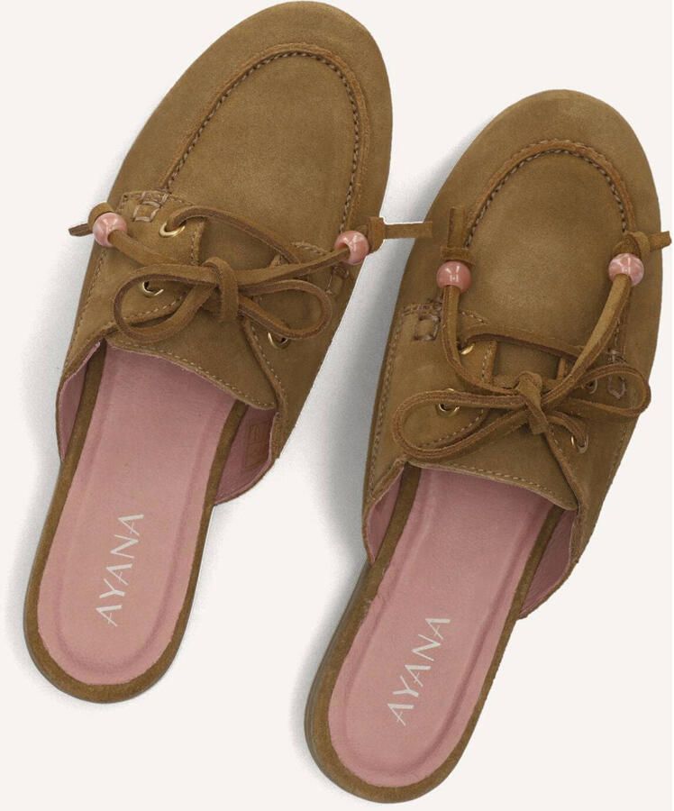 AYANA Instappers Dames Vita Slip On Suède Camel - Foto 6