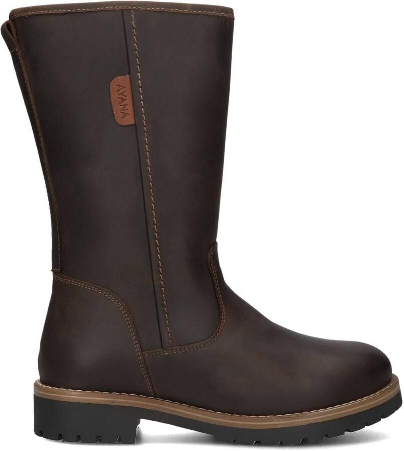 AYANA 762 Laarzen Leer Dames Bruin