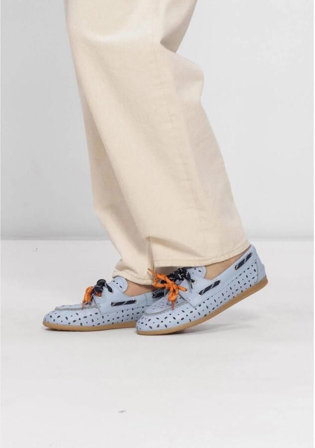 AYANA Mocassins Dames 12434 Leer Blauw - Foto 6