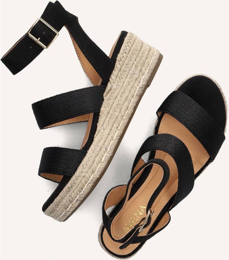 AYANA Sandalen met Hak Dames 0047-17k Maat: 37 Materiaal: Textiel Kleur: Zwart - Foto 5