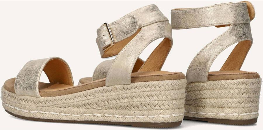 AYANA Sandalen met Hak Dames 0047-43 Maat: 37 Materiaal: Suèdelook Kleur: Goud - Foto 2