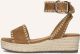AYANA Sandalen met Hak Dames 0047-58 Textiel Bruin - Bruin
