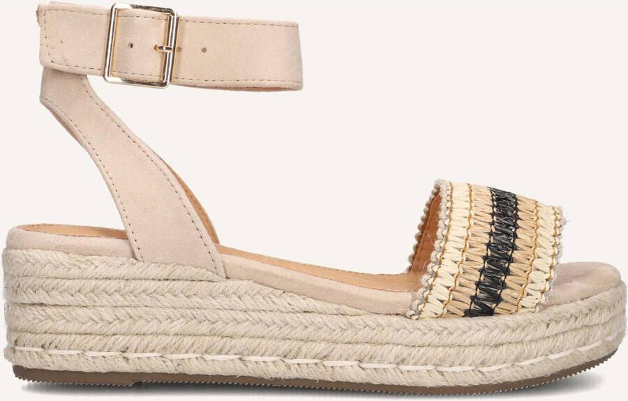 AYANA Sandalen met Hak Dames 0047-71 Maat: 38 Materiaal: Textiel Kleur: Beige - Foto 2