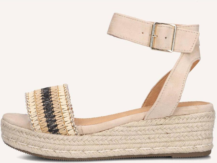 AYANA Sandalen met Hak Dames 0047-71 Textiel Beige - Foto 3
