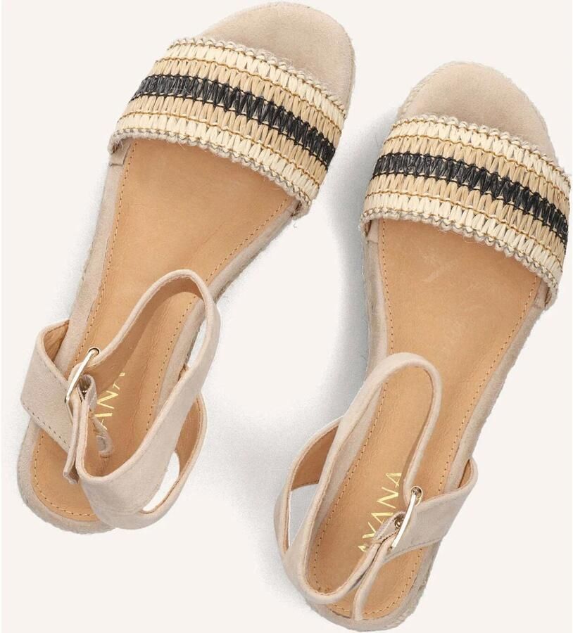 AYANA Sandalen met Hak Dames 0047-71 Maat: 38 Materiaal: Textiel Kleur: Beige - Foto 3