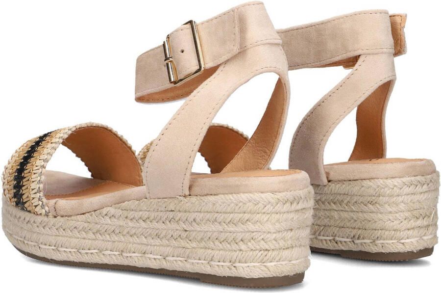 AYANA Sandalen met Hak Dames 0047-71 Textiel Beige - Foto 4