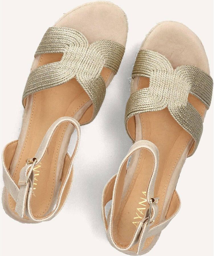 AYANA Sandalen Dames 0047-72 Leatherlook Goud - Foto 6