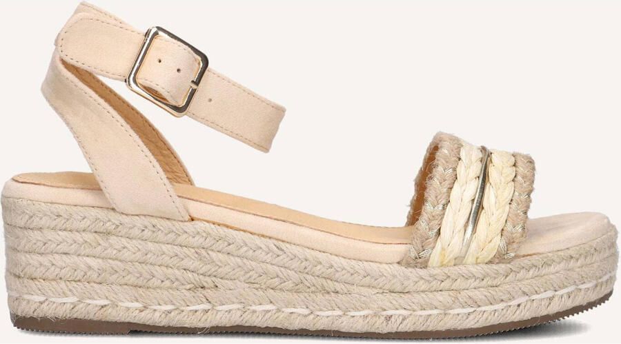 AYANA Sandalen met Hak Dames 0047 Maat: 40 Materiaal: Leatherlook Kleur: Beige - Foto 2