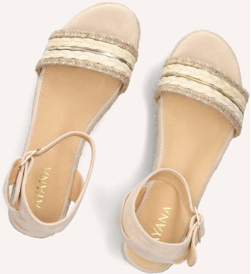 AYANA Sandalen met Hak Dames 0047 Maat: 40 Materiaal: Leatherlook Kleur: Beige - Foto 3