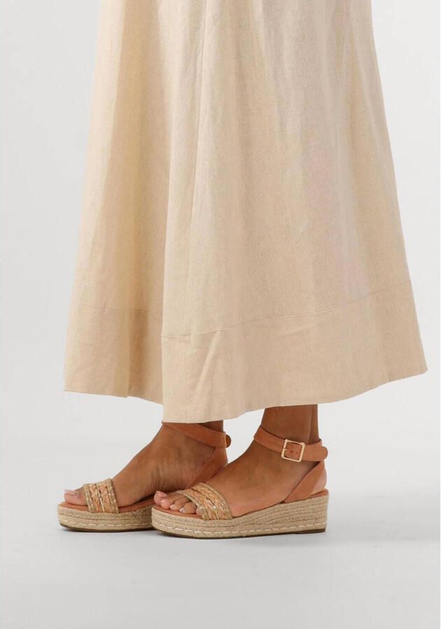 AYANA Sandalen met Hak Dames 0047 Raffia Camel - Foto 3
