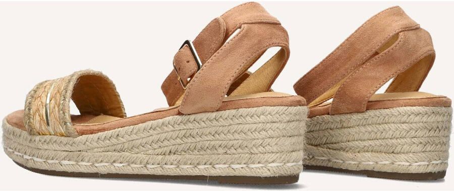 AYANA Sandalen met Hak Dames 0047 Raffia Camel - Foto 2