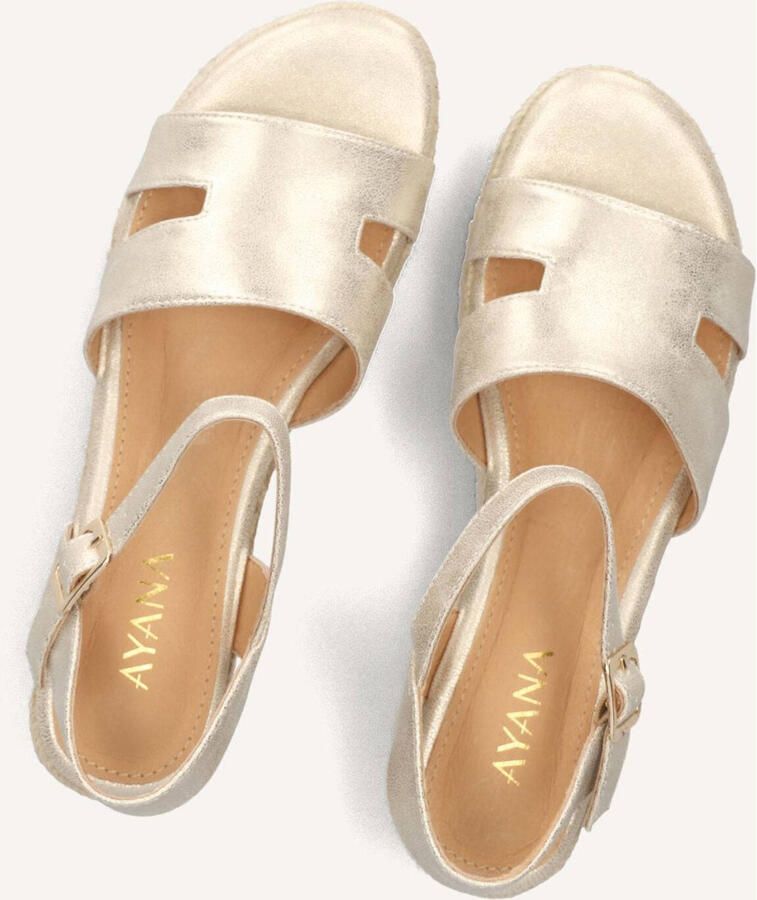 AYANA Sandalen met Hak Dames 0047 Maat: 39 Materiaal: Leatherlook Kleur: Goud - Foto 3
