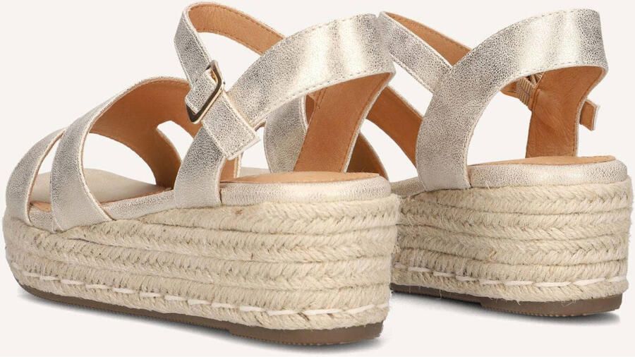 AYANA Sandalen met Hak Dames 0047 Maat: 39 Materiaal: Leatherlook Kleur: Goud - Foto 4