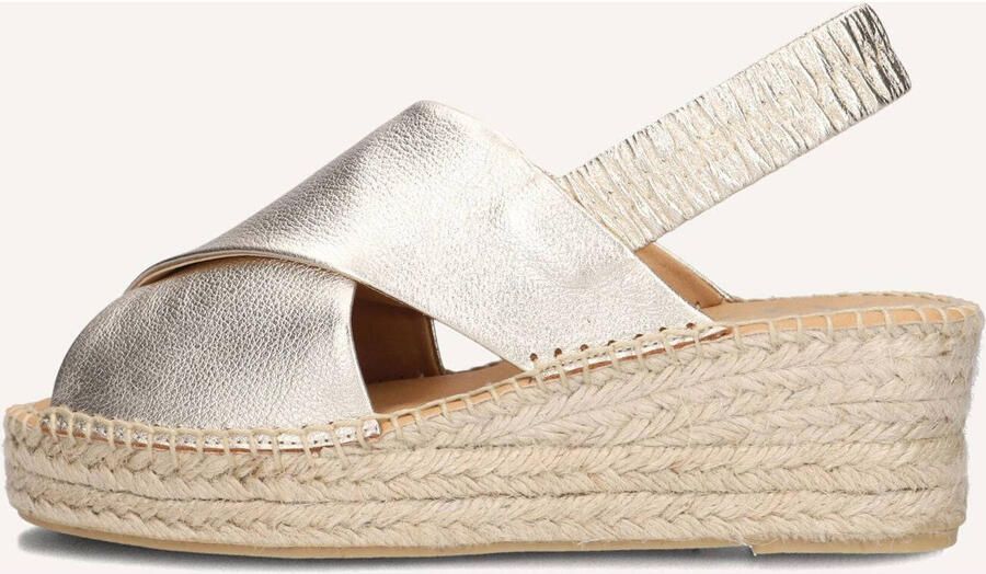 AYANA Sandalen met Hak Dames Omo25yu817 Leer Goudkleurig - Foto 5
