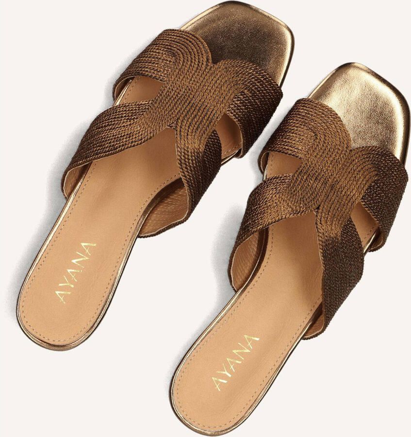 AYANA Slippers Dames 0325-8 Textiel Bronskleurig - Foto 3