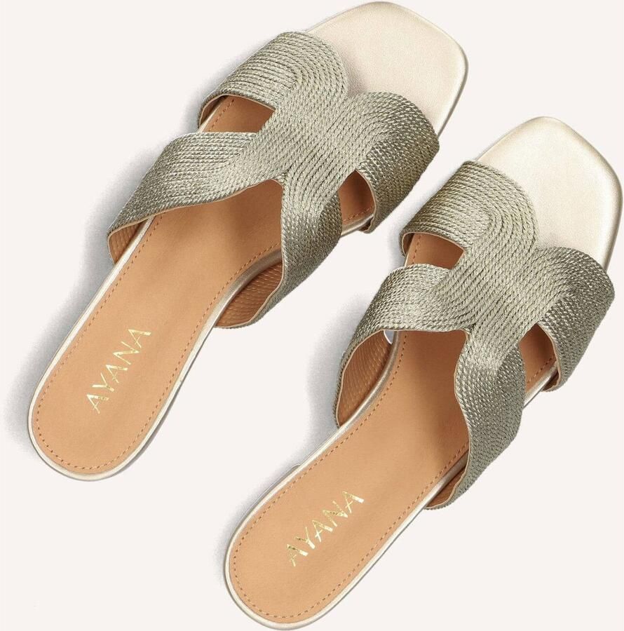 AYANA Slippers Dames 0325-8 Textiel Goudkleurig - Foto 5