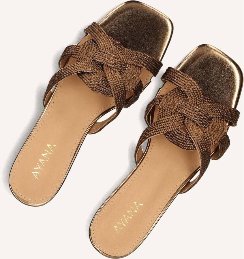 AYANA Slippers Dames 0667-10 Textiel Goudkleurig - Foto 5