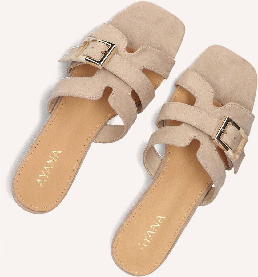 AYANA Slippers Dames 0667-5 Suède Beige - Foto 3