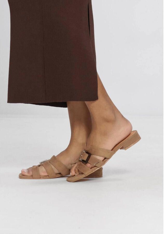 AYANA Slippers Dames 0667-5 Suède Taupe - Foto 6