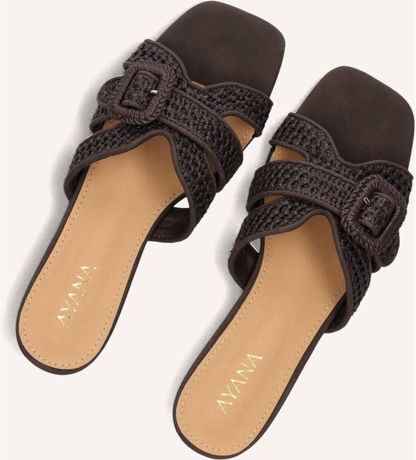 AYANA Slippers Dames 0667-6 Textiel Bruin - Foto 6