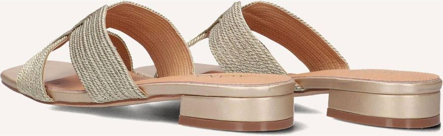 AYANA Slippers Dames 0677-1 Maat: 39 Materiaal: Raffia Kleur: Goud - Foto 4