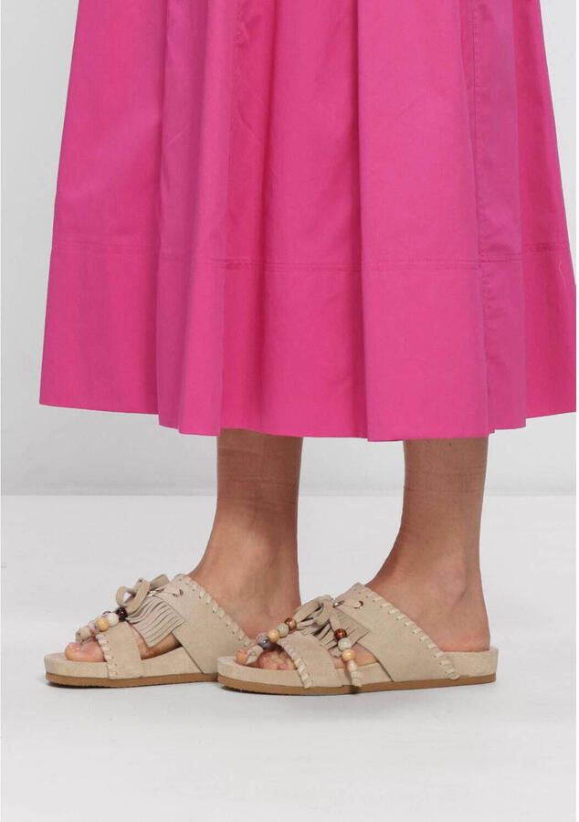 AYANA Slippers Dames 2502 Maat: 41 Materiaal: Suède Kleur: Beige - Foto 6