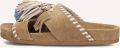 AYANA Slippers Dames 2503 Suède Camel - Camel