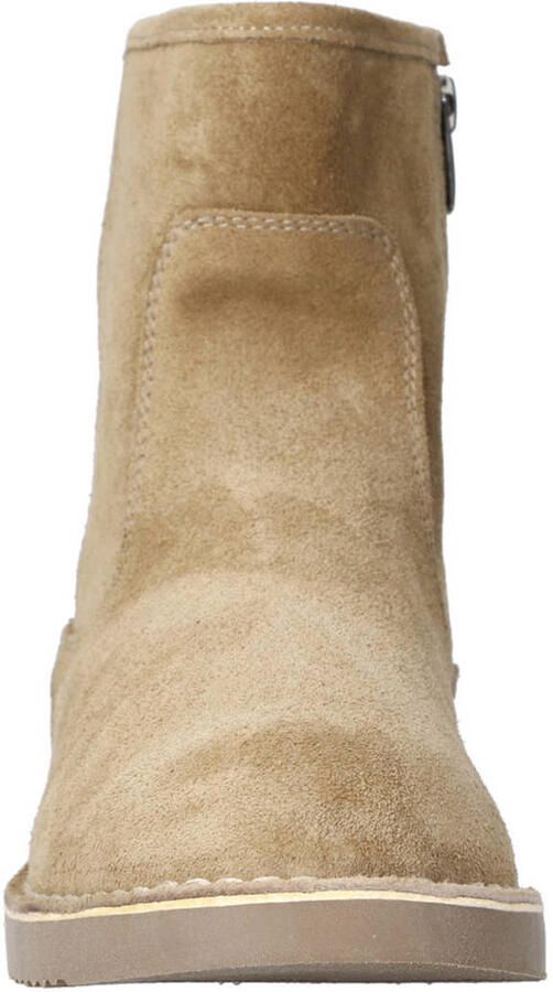 Babouche Armel-2 gevoerde suède enkelboots beige - Foto 2
