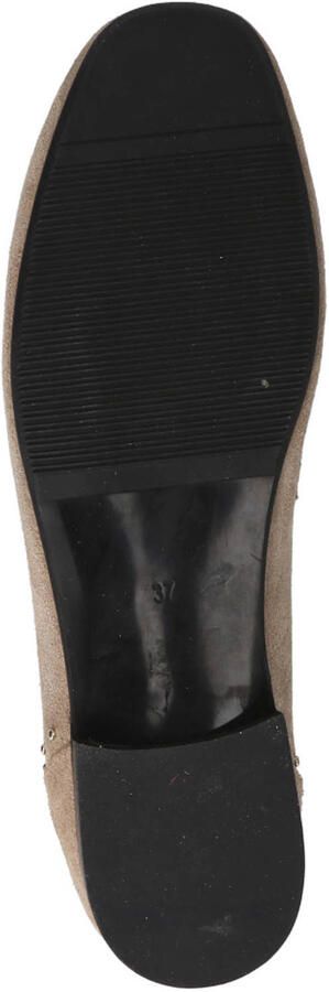 Babouche Avery-2 suède loafers met studs beige - Foto 2