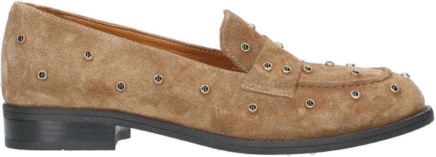 Babouche B-Kassy-2 suède loafers camel