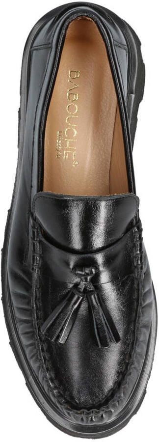 Babouche Bizou-105 chunky leren loafers zwart - Foto 2