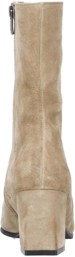 Babouche Fieke-2 suède enkellaarzen beige - Foto 3
