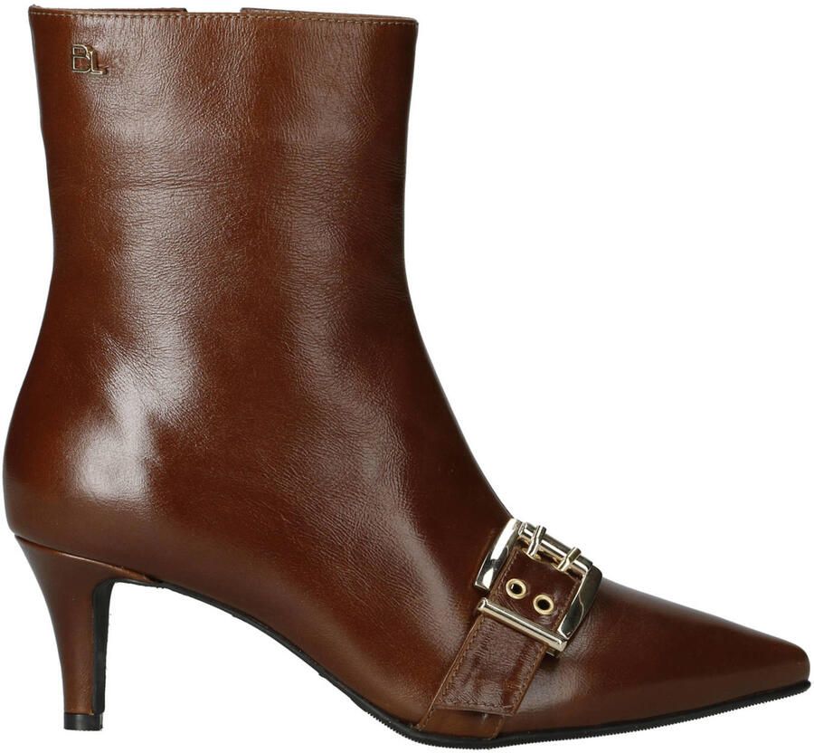 Babouche G-Elba-105 leren enkellaarzen bordeaux