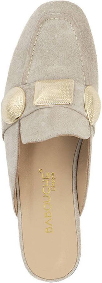 Babouche G-Lara-2 suède leren muiltjes beige - Foto 3
