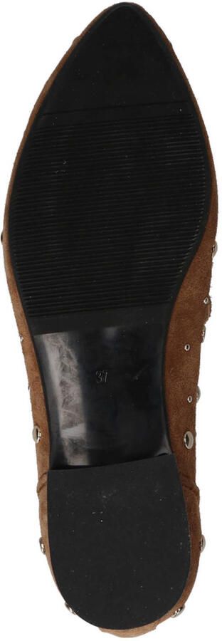 Babouche G-Lois-2 suède loafers met studs en print bruin - Foto 2