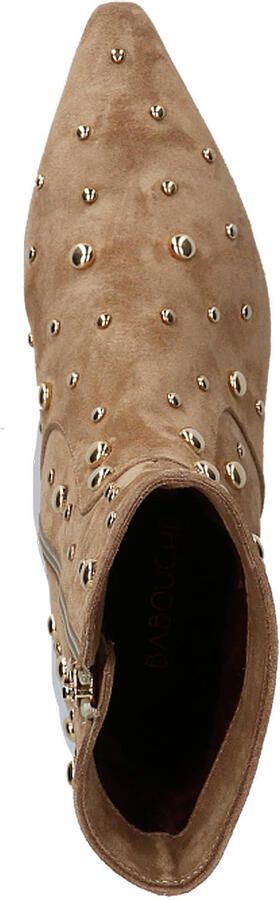 Babouche G-Lux-2 suède laarzen met studs beige - Foto 3