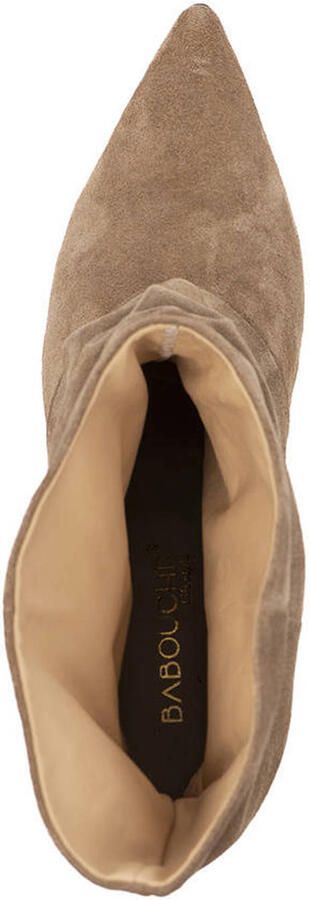 Babouche Jenna-2 suède enkellaarzen beige - Foto 2