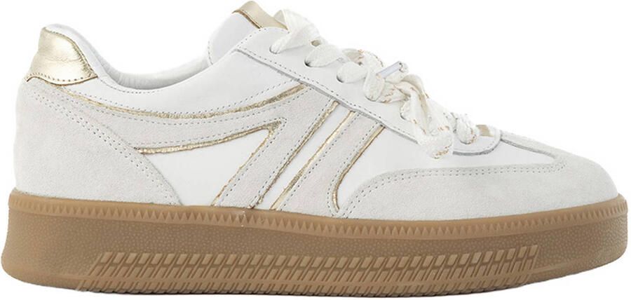 Babouche Jilly-165 leren sneakers wit