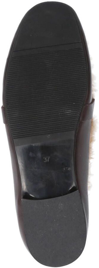 Babouche MG-Loki-1 leren loafers bruin ecru - Foto 2