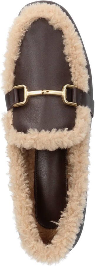 Babouche MG-Loki-1 leren loafers bruin ecru - Foto 3