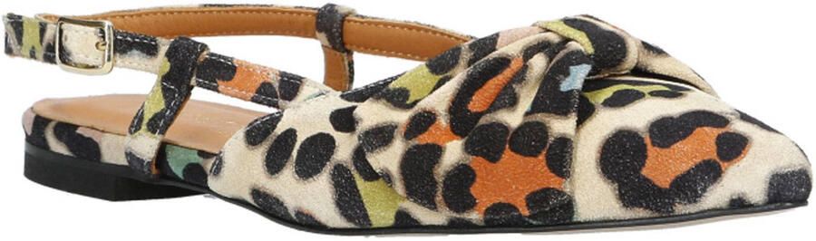 Babouche Sofie-2 suède slingback loafers beige - Foto 2