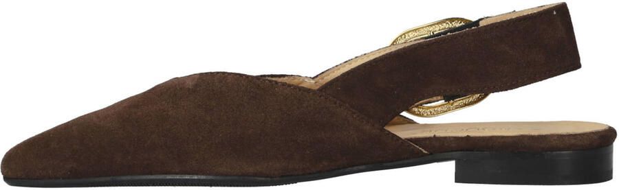 Babouche Yena-2 suède loafers bruin - Foto 3