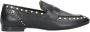 Babouche G-Avery-1 leren loafers met studs zwart - Thumbnail 1