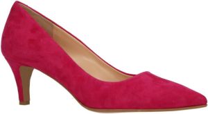 Babouche suède pumps roze