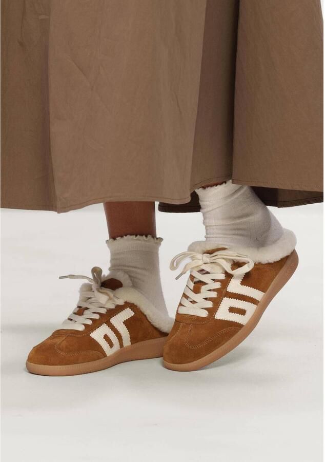 BACK70 Lage Sneakers Dames Easter Suède Camel - Foto 8