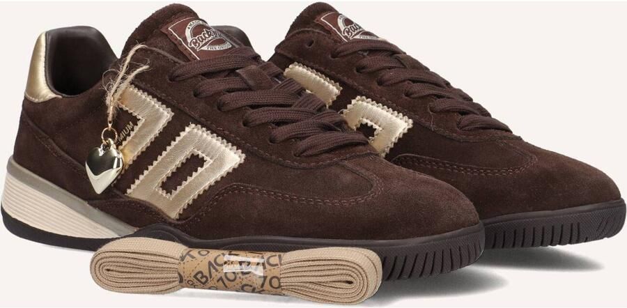 BACK70 Lage Sneakers Dames Fireball Suède Bruin - Foto 6